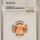 Lincoln Cents (Memorial) 1987 LINCOLN CENT – NGC MS-68 RD, RED & TOUGH IN THIS GRADE