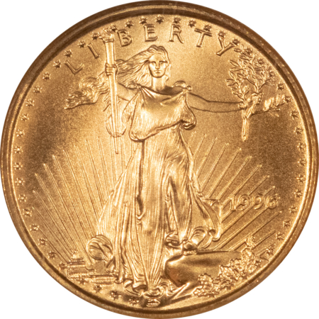 American Gold Eagles, Buffaloes, & Liberty Series 1996 $5 1/10 OZ AMERICAN GOLD EAGLE – NGC MS-69