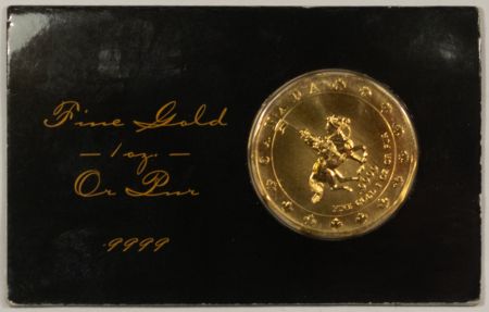Bullion 1997 CANADA $50 1 OZ .9999 GOLD ROYAL CANADIAN MOUNTIE $310 GUARANTEE, ON CARD!