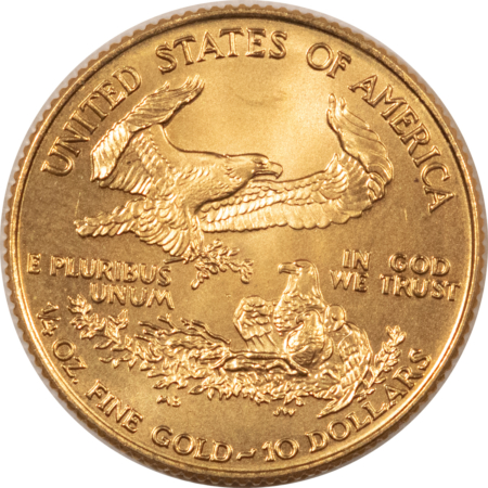 American Gold Eagles, Buffaloes, & Liberty Series 1999 $10 1/4 OZ AMERICAN GOLD EAGLE – GEM UNCIRCULATED!