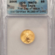 American Gold Eagles, Buffaloes, & Liberty Series 2005 $5 1/10 OZ AMERICAN GOLD EAGLE – NGC MS-69