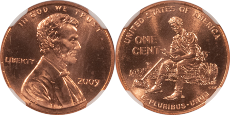 Lincoln Cents (Memorial) 2005/2009/2010 LINCOLN CENT PCGS/NGC MS-66 & PR-70 5 COIN LOT (1 CRACKED HOLDER)