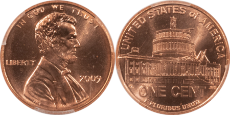 Lincoln Cents (Memorial) 2005/2009/2010 LINCOLN CENT PCGS/NGC MS-66 & PR-70 5 COIN LOT (1 CRACKED HOLDER)