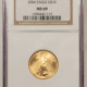 American Gold Eagles, Buffaloes, & Liberty Series 2006-W $5 1/10 OZ BURNISHED AMERICAN GOLD EAGLE ICG SP-70, 20TH ANN, #914 OF 982