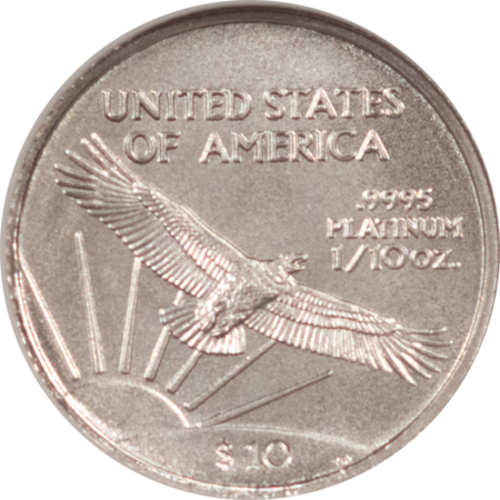 American Platinum Eagles 2006 $10 1/10 OZ AMERICAN PLATINUM EAGLE STATUE OF LIBERTY NGC MS70 FIRST STRIKE