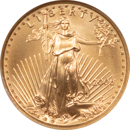 American Gold Eagles, Buffaloes, & Liberty Series 2006 $5 1/10 OZ AMERICAN GOLD EAGLE – NGC MS-69