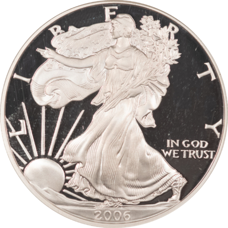 American Silver Eagles 2006-W $1 PROOF AMERICAN SILVER EAGLE 1 OZ .999 – NGC PF-70 ULTRA CAMEO! PERFECT