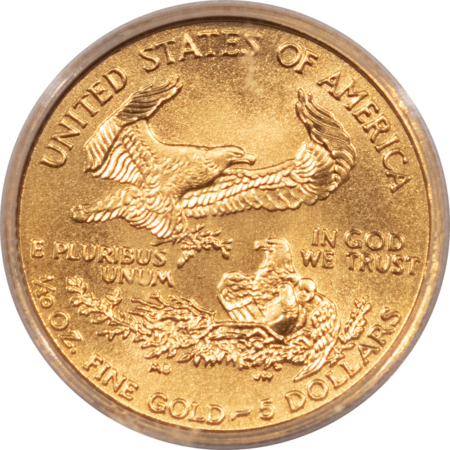 American Gold Eagles, Buffaloes, & Liberty Series 2006-W $5 1/10 OZ BURNISHED AMERICAN GOLD EAGLE ICG SP-70, 20TH ANN, #914 OF 982