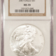 American Silver Eagles 2007-W $1 BURNISHED AMERICAN SILVER EAGLE, 1 OZ .999 – NGC MS-70 EARLY RELEASES!