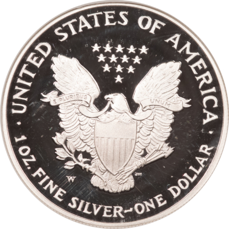 American Silver Eagles 2007-W $1 PROOF AMERICAN SILVER EAGLE, 1 OZ .999 – NGC PF-69 ULTRA CAMEO