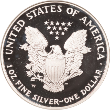 American Silver Eagles 2007-W $1 PROOF AMERICAN SILVER EAGLE, 1 OZ .999 – NGC PF-70 ULTRA CAMEO!