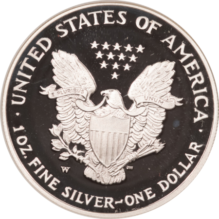 American Silver Eagles 2007-W $1 PROOF AMERICAN SILVER EAGLE, 1 OZ .999 – NGC PF-70 ULTRA CAMEO!