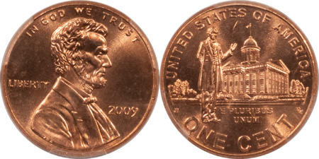 Lincoln Cents (Memorial) 2009 – 2009-D PROFESSIONAL LINCOLN CENT SET – PCGS MS-66 RD
