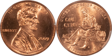 Lincoln Cents (Memorial) 2009 – 2009-D FORMATIVE YEARS LINCOLN CENT SET – PCGS MS-66 RD