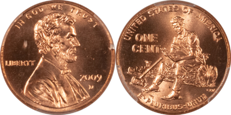 Lincoln Cents (Memorial) 2009 – 2009-D FORMATIVE YEARS LINCOLN CENT SET – PCGS MS-66 RD