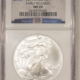 American Silver Eagles 2007-W $1 PROOF AMERICAN SILVER EAGLE, 1 OZ .999 – NGC PF-69 ULTRA CAMEO