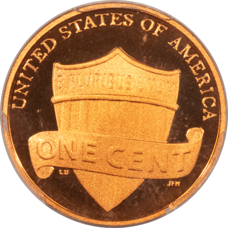 Lincoln Cents (Memorial) 2010-S PROOF SHIELD LINCOLN CENT – PCGS PR-70 RD DCAM