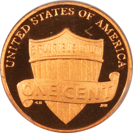 Lincoln Cents (Memorial) 2011-S PROOF SHIELD LINCOLN CENT – PCGS PR-70 RD DCAM