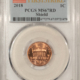 Lincoln Cents (Memorial) 2019-D SHIELD LINCOLN CENT – NGC MS-67 RD 1ST DAY OF ISSUE! 20-COIN UNCIRC SET!