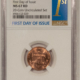 Lincoln Cents (Memorial) 2019-W SHIELD LINCOLN CENT – NGC MS-69 RD EARLY RELEASES, LYNDALL BASS SIGNED