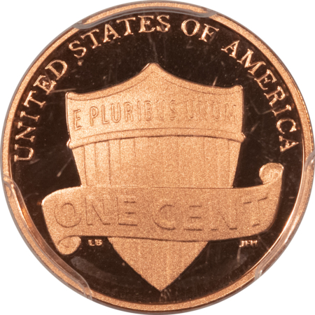 Lincoln Cents (Memorial) 2019-S PROOF SHIELD LINCOLN CENT – PCGS PR-70 RD DCAM