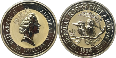 Bullion 1994 AUSTRALIA PRECIOUS METALS SET W/ 2 OZ GOLD, 1 OZ PLATINUM & 2 SILVER KILOS