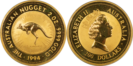 Bullion 1994 AUSTRALIA PRECIOUS METALS SET W/ 2 OZ GOLD, 1 OZ PLATINUM & 2 SILVER KILOS