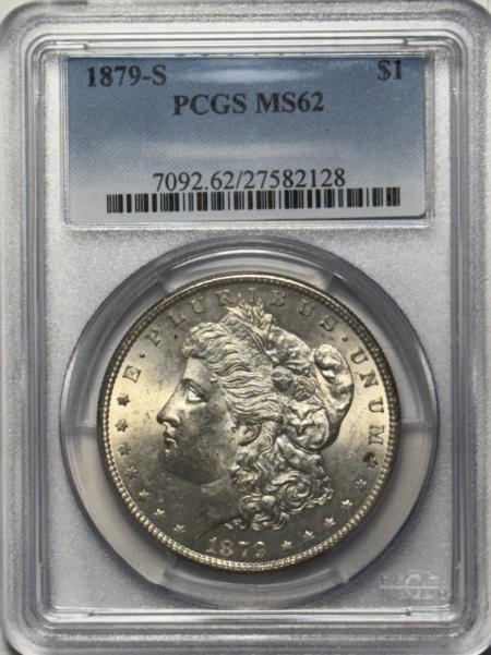 Dollars 1879-S $1 MORGAN DOLLAR – PCGS MS-62