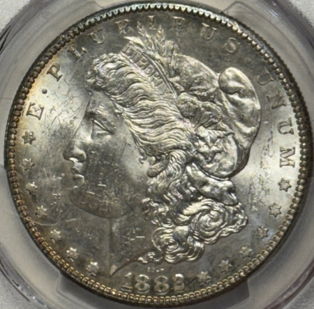 Dollars 1882-S $1 MORGAN DOLLAR – PCGS MS-62