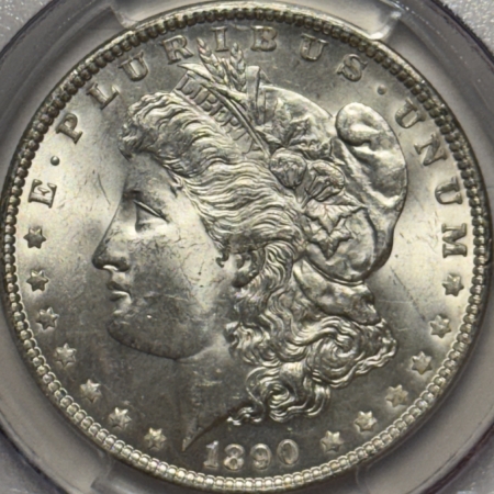 Dollars 1890 $1 MORGAN DOLLAR – PCGS MS-62