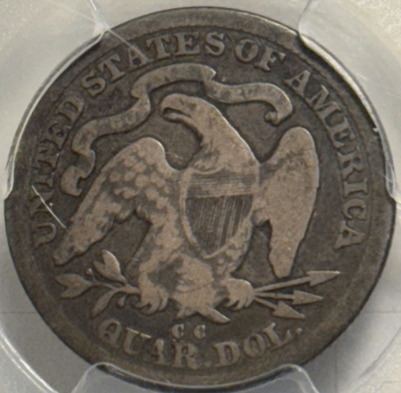 Liberty Seated Quarters 1876-CC SEATED LIBERTY QUARTER – PCGS VG-10, CARSON CITY!