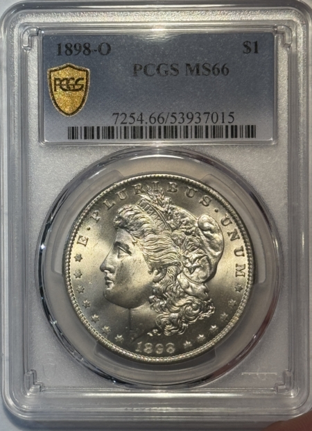 Dollars 1898-O $1 MORGAN DOLLAR – PCGS MS-66