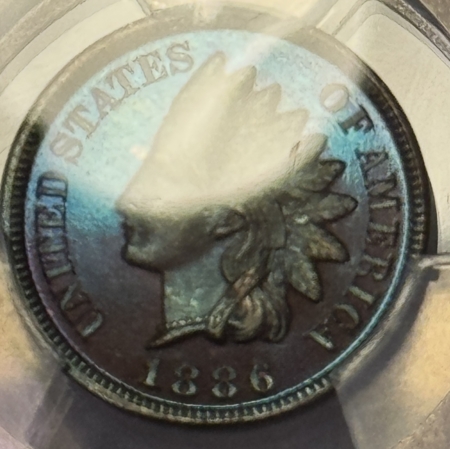 Indian 1886 PROOF INDIAN CENT, TYPE 2 – PCGS PR-66+ BN