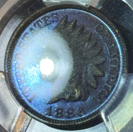 Indian 1886 PROOF INDIAN CENT, TYPE 2 – PCGS PR-66+ BN
