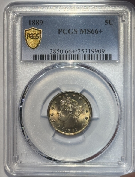 Liberty Nickels 1889 LIBERTY NICKEL – PCGS MS-66+