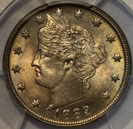 Liberty Nickels 1889 LIBERTY NICKEL – PCGS MS-66+