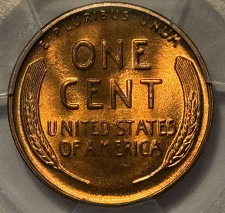 Lincoln Cents (Wheat) 1944-D LINCOLN CENT – PCGS MS-67 RD, PREMIUM QUALITY!