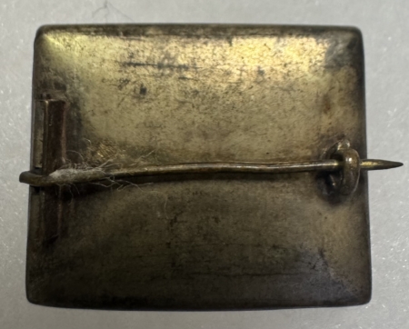 New Store Items 1840 WILLIAM HENRY HARRISON 7/8″ X 1″ “HARRISON & REFORM” SULFIDE BROOCH-NR MINT