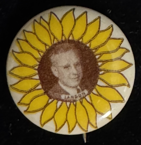 New Store Items 1936 ALF LANDON 7/8″ SUNFLOWER CELLULOID CAMPAIGN BUTTON-ATTRACTIVE & MINT!