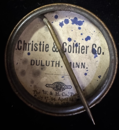 New Store Items 1900 MCKINLEY-ROOSEVELT-VAN SANT-MORRIS MINNESOTA MULTIGATE COATTAIL BUTTON-EXC!