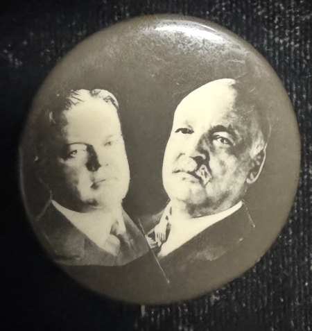 New Store Items 1932 HOOVER-CURTIS 1 1/4″ CELLULOID JUGATE CAMPAIGN BUTTON-UNUSUAL & NEAR MINT!