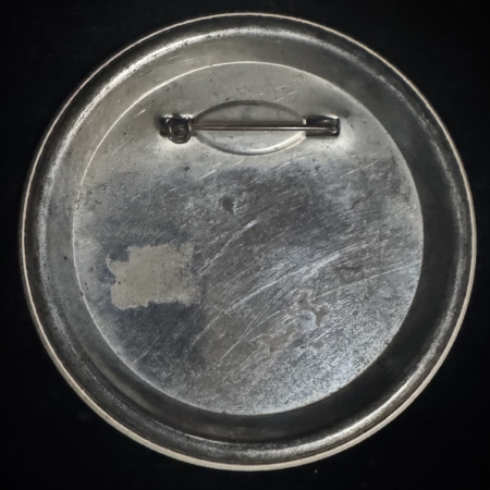 New Store Items 1955 EISENHOWER-JIM BIRR INDIANAPOLIS MAYORIAL 3 1/2″ COAT-TAIL BUTTON-RARE/MINT