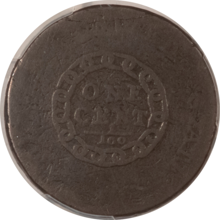 Flowing Hair Large Cents 1793 CHAIN CENT, AMERICA PCGS FR-2, NICE BROWN, BOLD DETAIL, SOME DATE, LOOKS AG