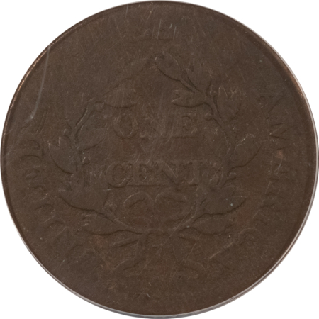 Draped Bust Large Cents 1803 DRAPED BUST LARGE CENT, S-265 LARGE DATE, LARGE FRACTION – ANACS AG-3