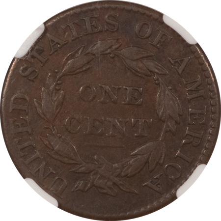 Coronet Head Large Cents 1825 CORONET HEAD LARGE CENT – NGC VF-35 BN, TOUGH!