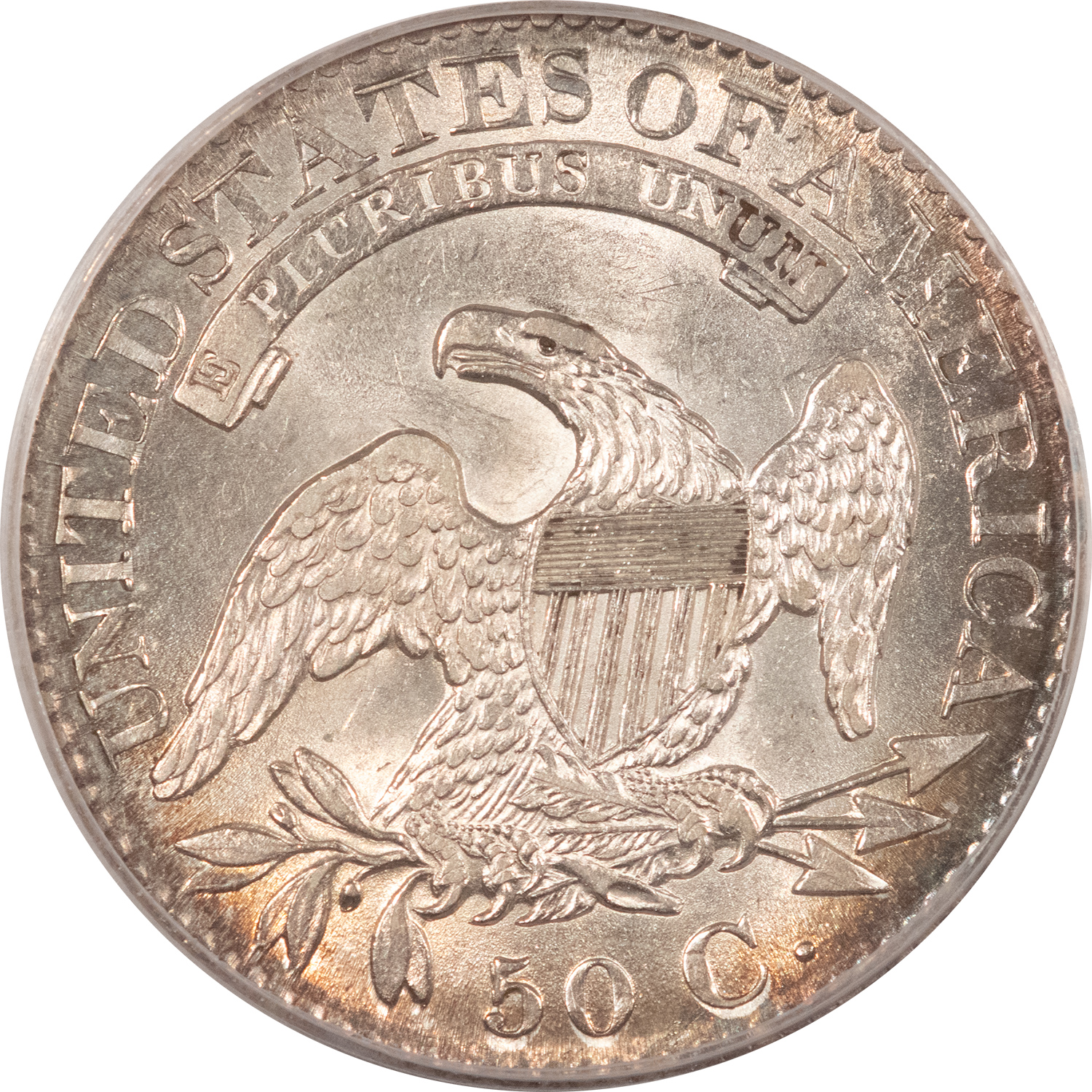 CAC Approved Coins 1827 CAPPED BUST HALF DOLLAR, SQUARE BASE 2, PCGS AU-55 CAC, FLASHY & SUPER PQ!! CAC Approved Coins 1827 CAPPED BUST HALF DOLLAR, SQUARE BASE 2, PCGS AU-55 CAC, FLASHY & SUPER PQ!!