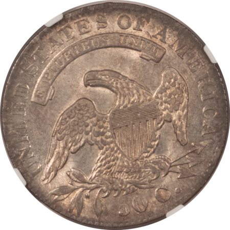Early Halves 1832 CAPPED BUST HALF DOLLAR SMALL LETTERS, O-112 R-2 – NGC AU-53