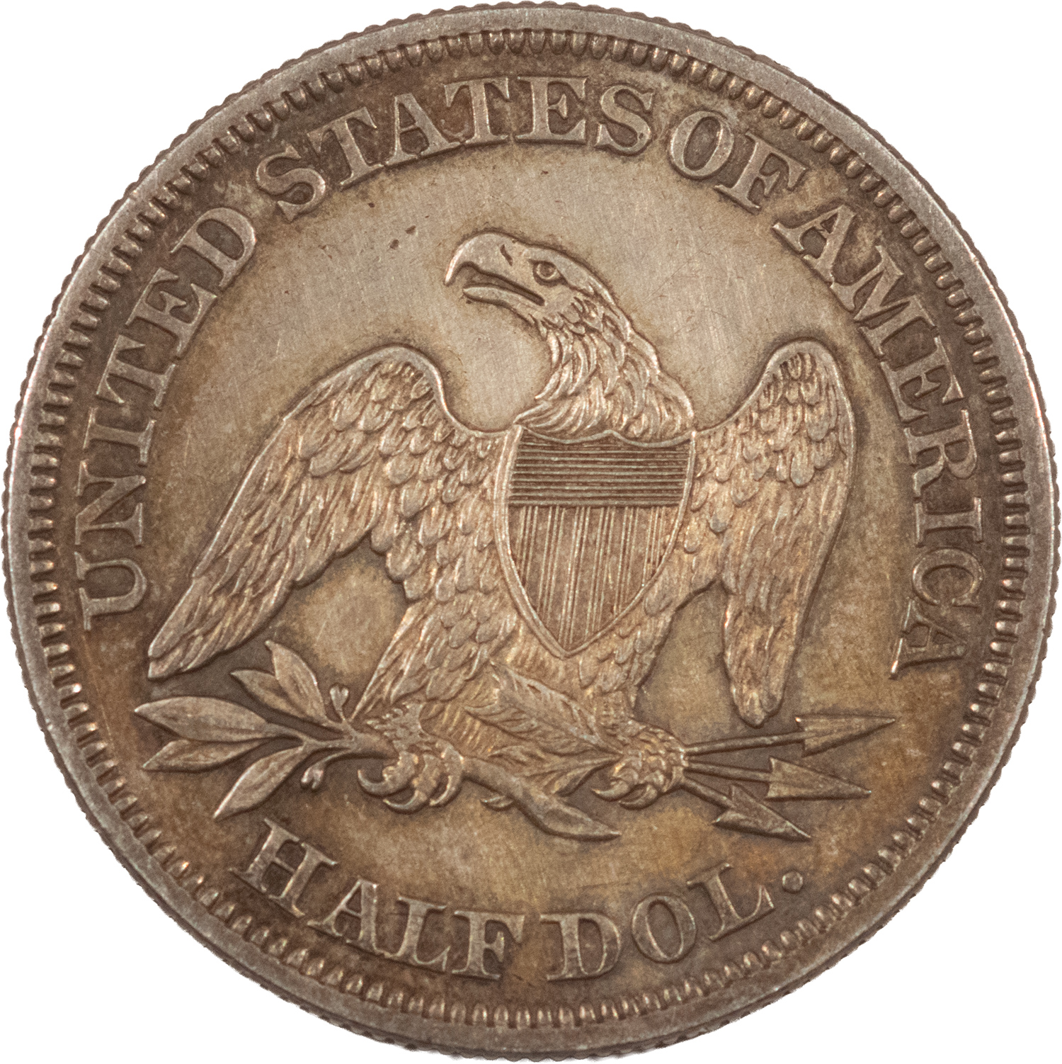 Half Dollars 1859 SEATED LIBERTY HALF DOLLAR – VIRTUALLY UNCIRCULATED DETAILS BUT CLEANED! Half Dollars 1859 SEATED LIBERTY HALF DOLLAR – VIRTUALLY UNCIRCULATED DETAILS BUT CLEANED!