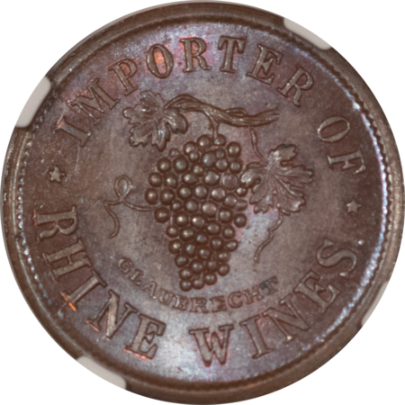 Civil War & Hard Times (1861-65) NEW YORK NY F-630D-1a HJ BANG RESTAURANT NGC MS-65 BN, GORGEOUS PQ GEM