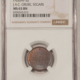 Civil War & Hard Times (1861-65) NEW YORK NY F-630D-1a HJ BANG RESTAURANT NGC MS-65 BN, GORGEOUS PQ GEM